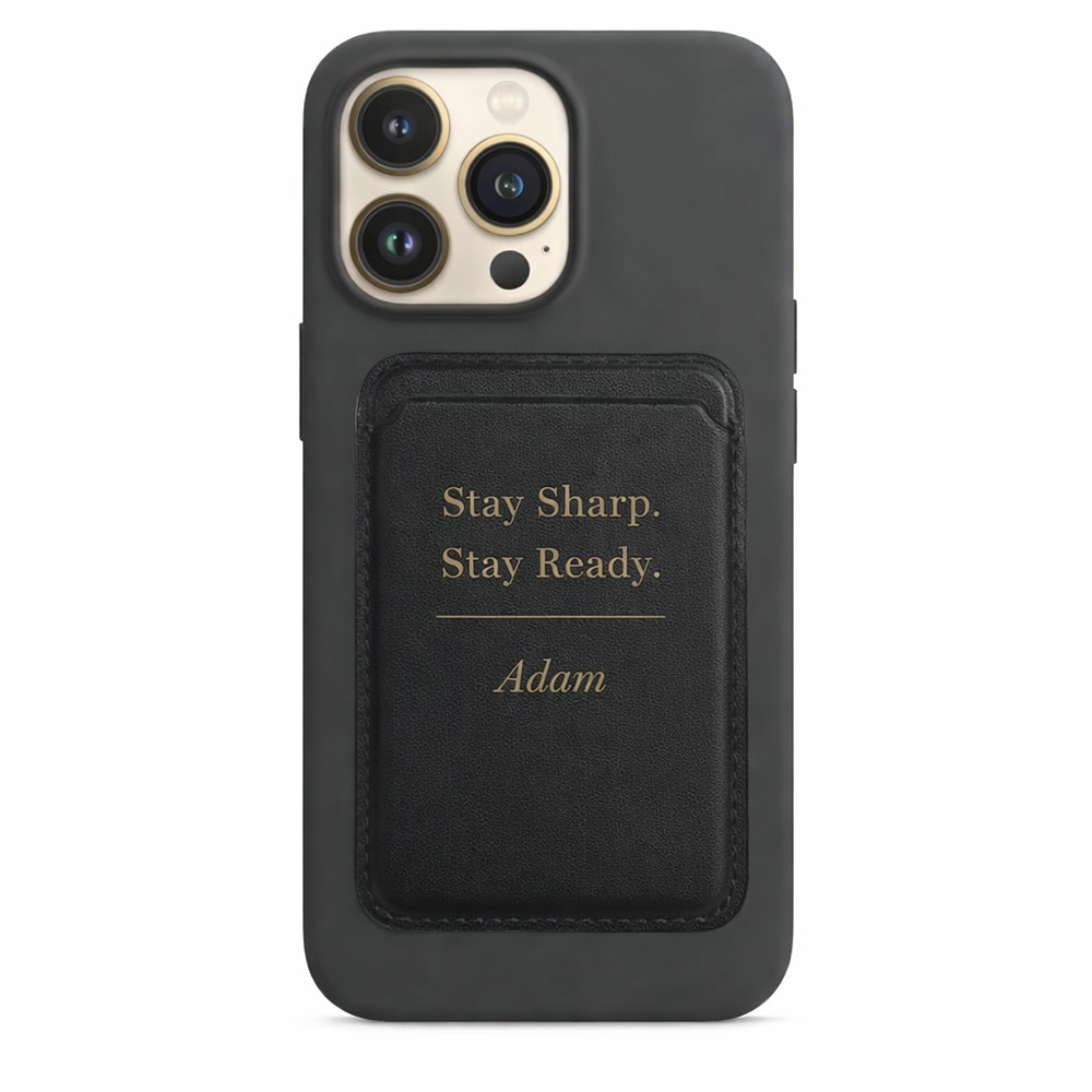 Personalized Magnetic Card Holder for Phone - Image 2