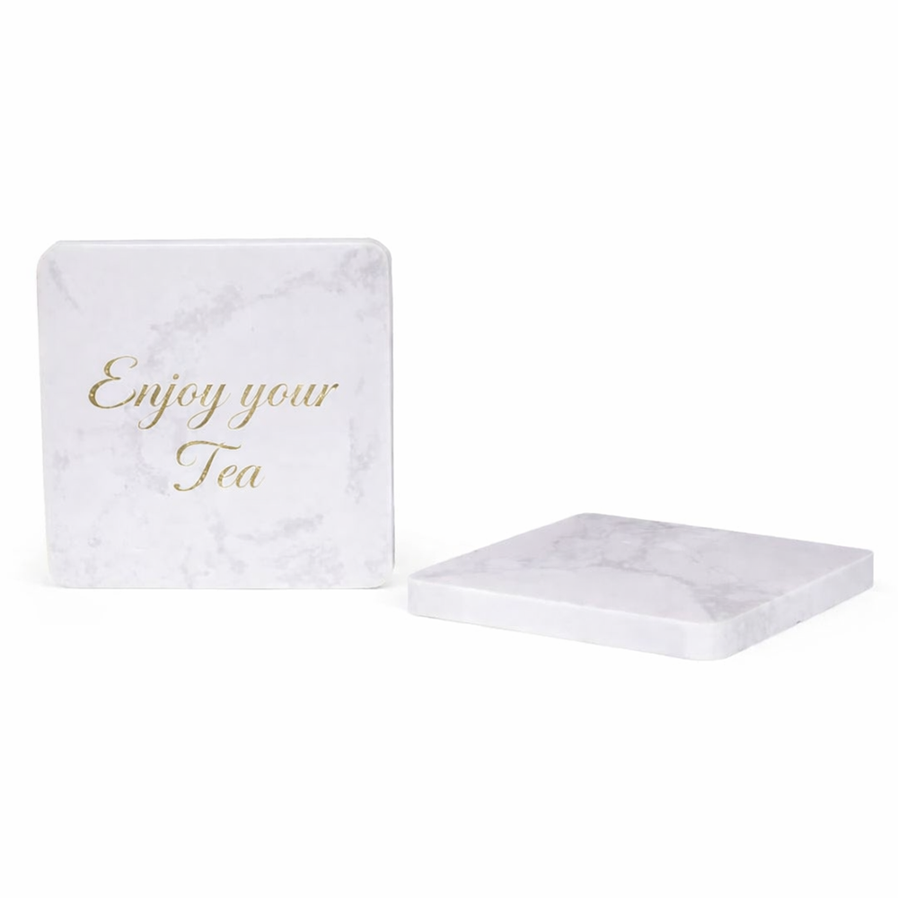 Personalized Set of 2 Marble Coasters - Image 5