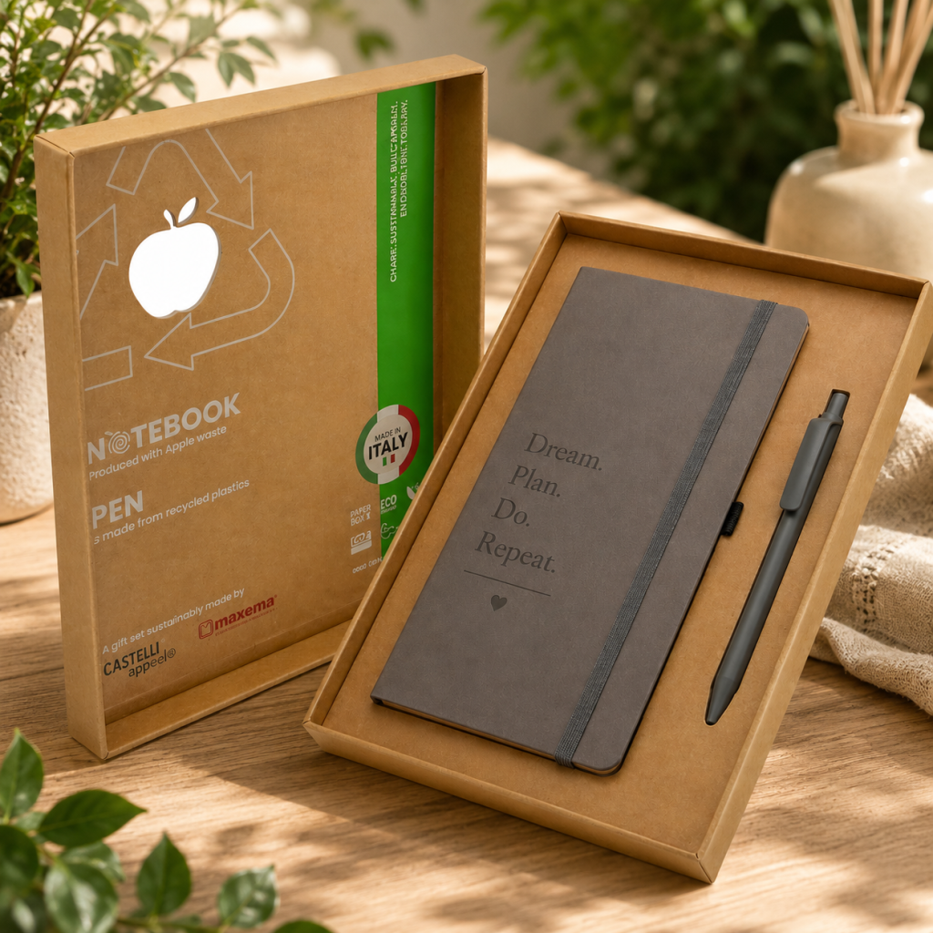 Personalized Italian Design Notebook Gift Set