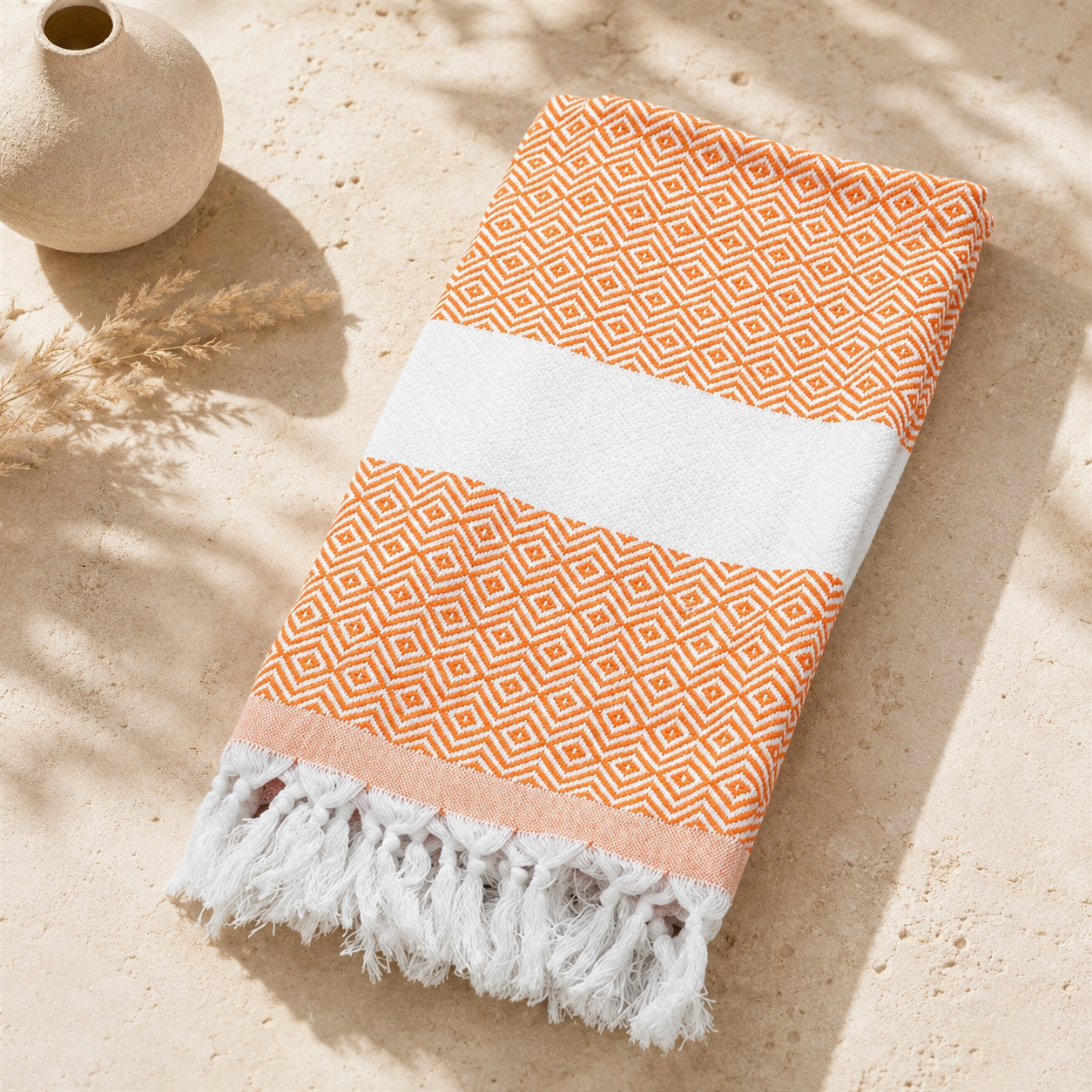 Personalized Cotton Towels - Pink - Image 6