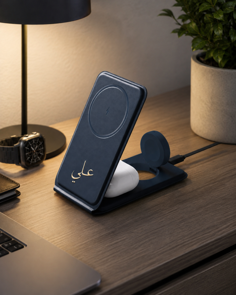 Personalized 3-in-1 MagBolt Pro Wireless Charger
