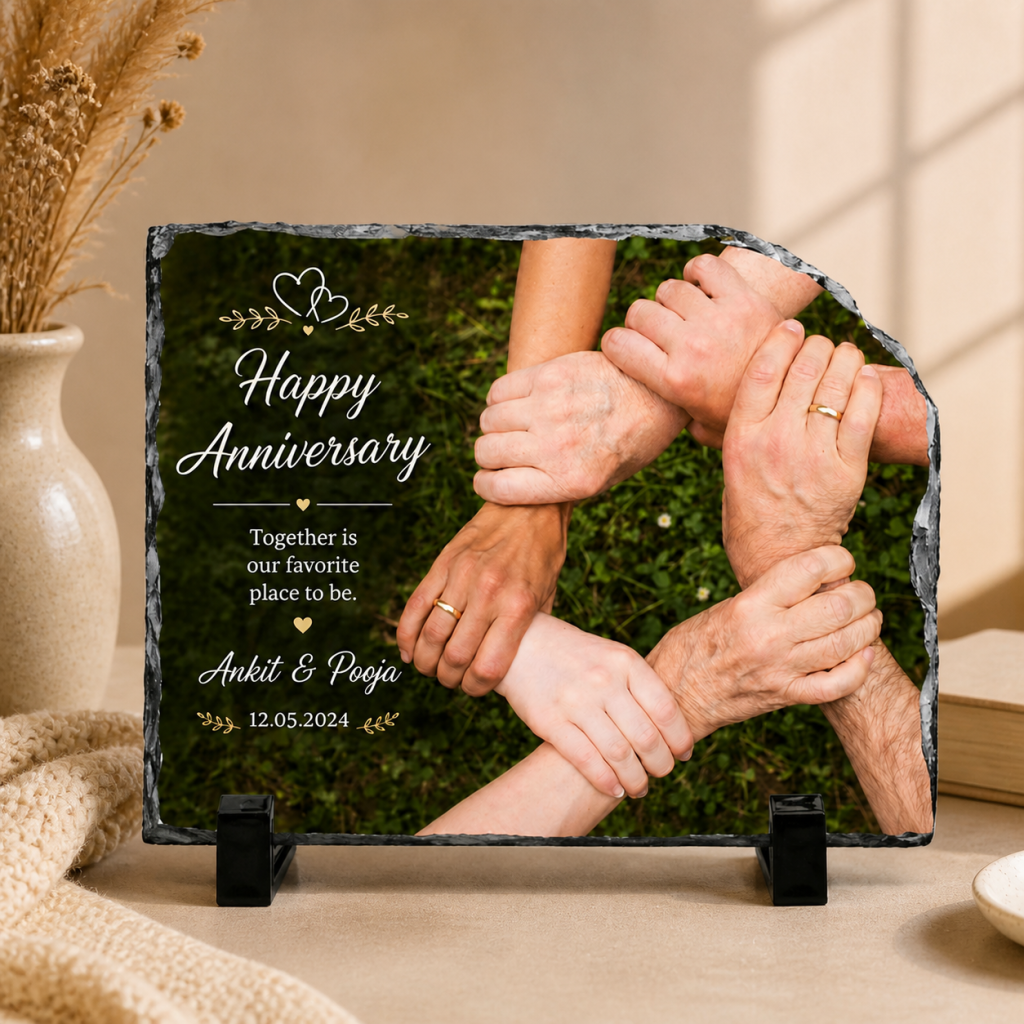 Personalized Rock Slate Memento