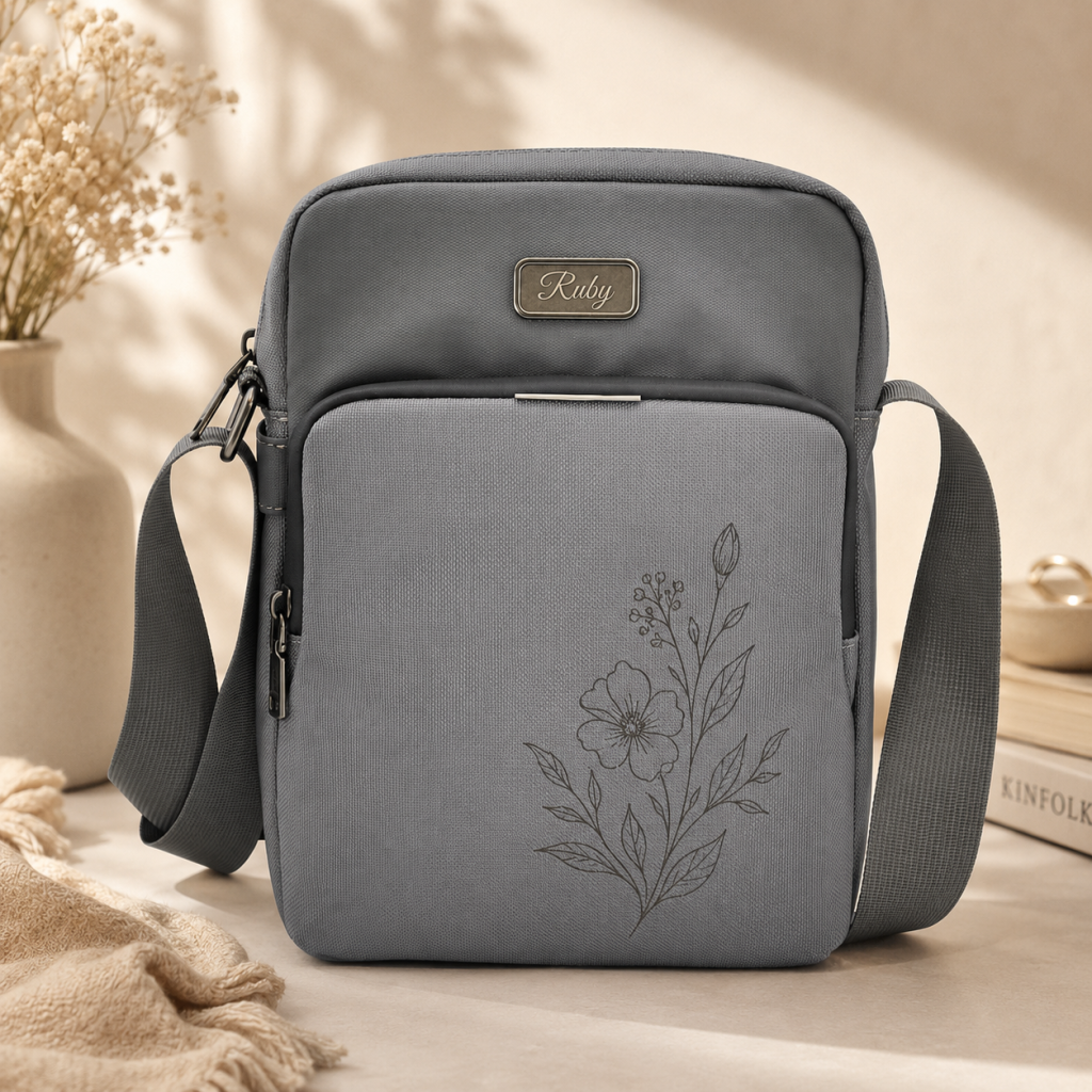 Personalized O Cross Travel Bag