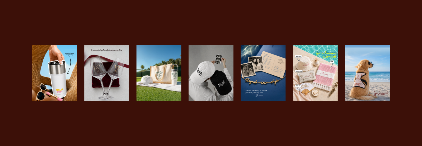 Think Gifts categories for personalised gifting