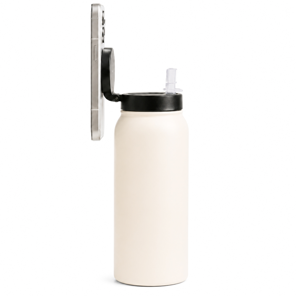 Personalized 760ml Magnetic Phone Holder Insulated Water Bottle
