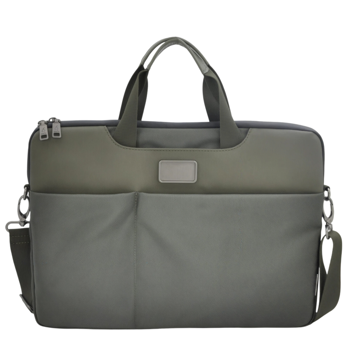 Personalized O LapClassy Laptop Bag – Olive Green