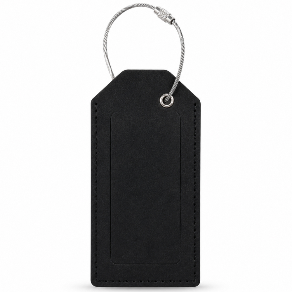 Personalized PU Luggage Tag with Wire Loop