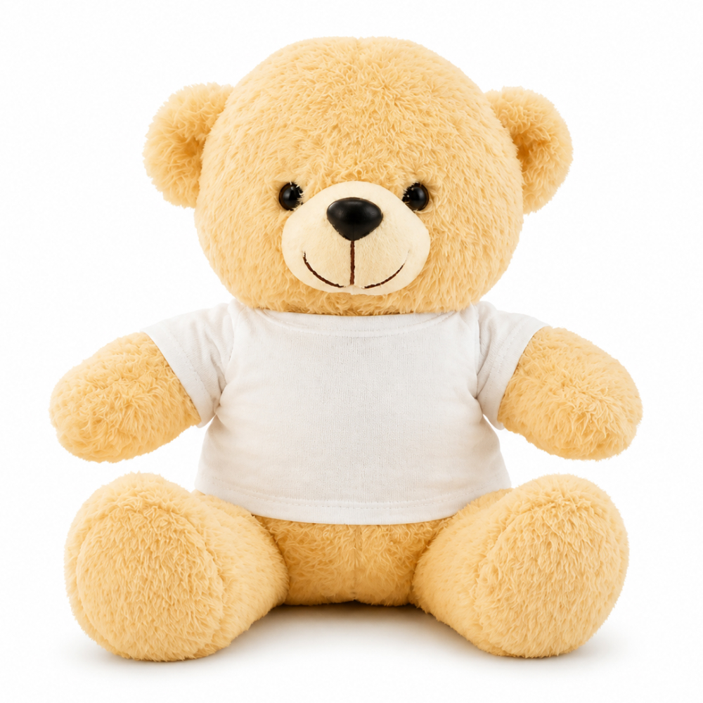 Personalized Teddy Bear with Custom Printed T-Shirt