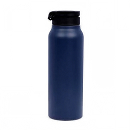 Personalized 760ml Magnetic Phone Holder Insulated Water Bottle – Blue
