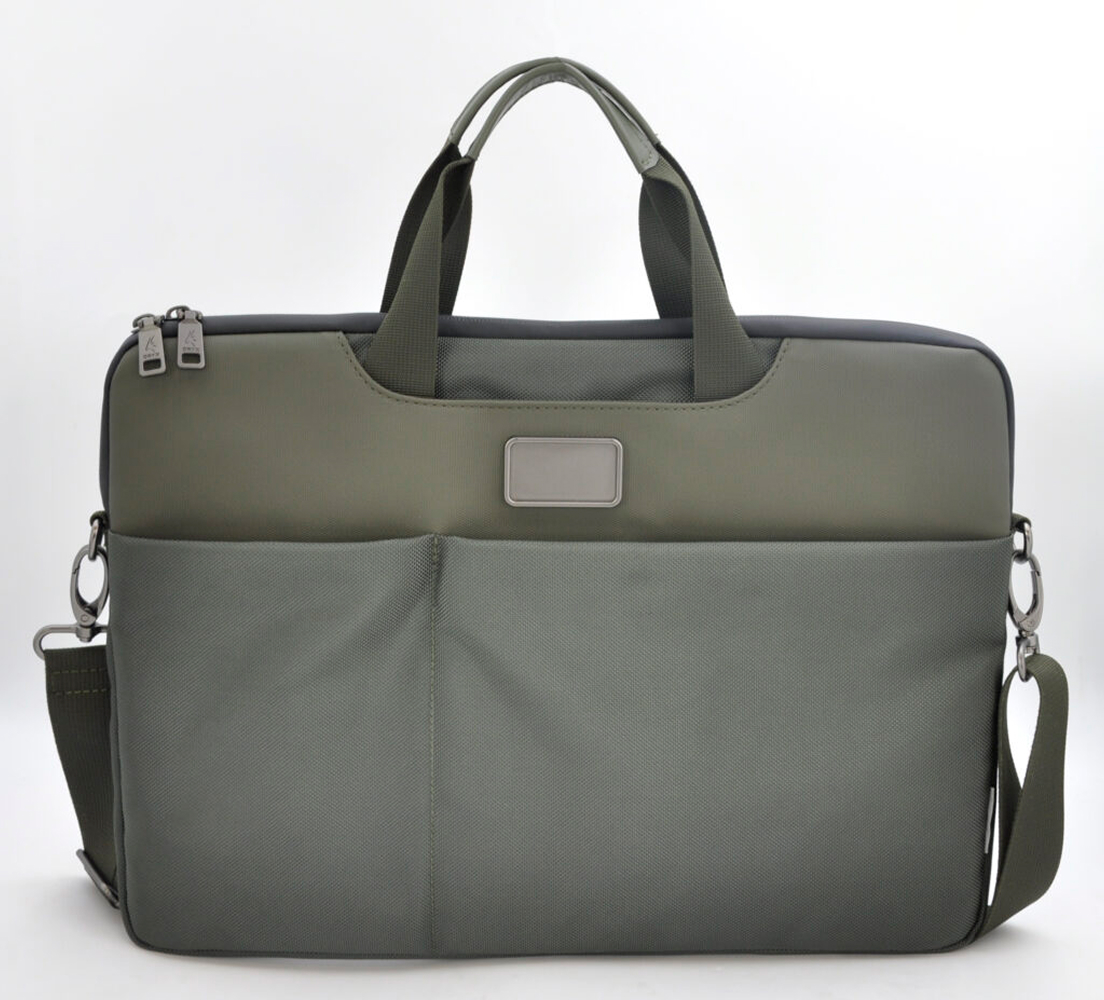Personalized O LapClassy Laptop Bag - Olive Green - Image 5