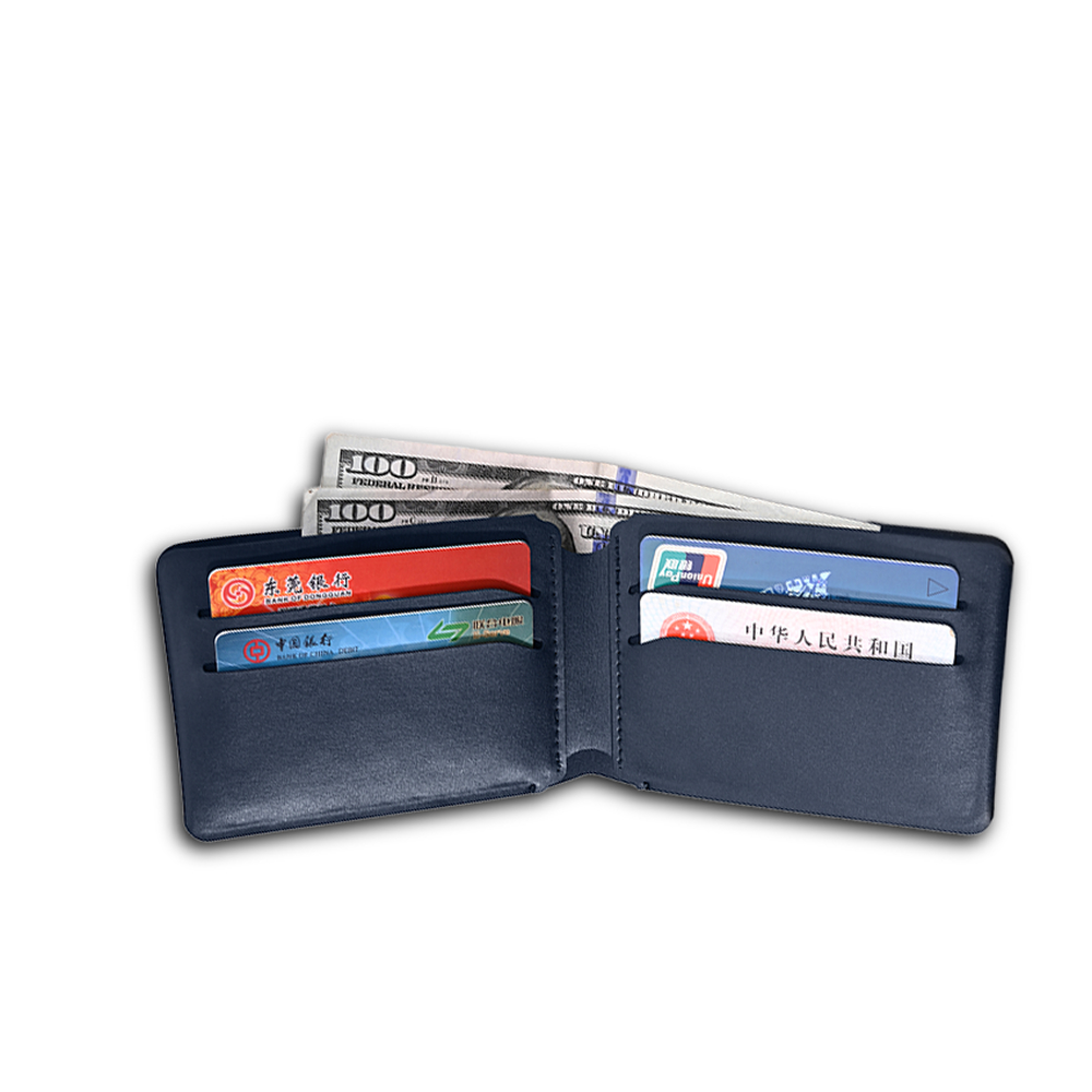 Personalized RFID Alu Wallet - Blue - Image 3