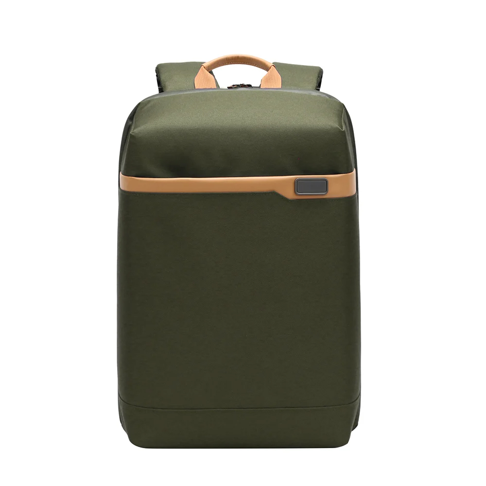 Personalized RPET Business Pro Laptop Backpack - Olive Green - Image 3