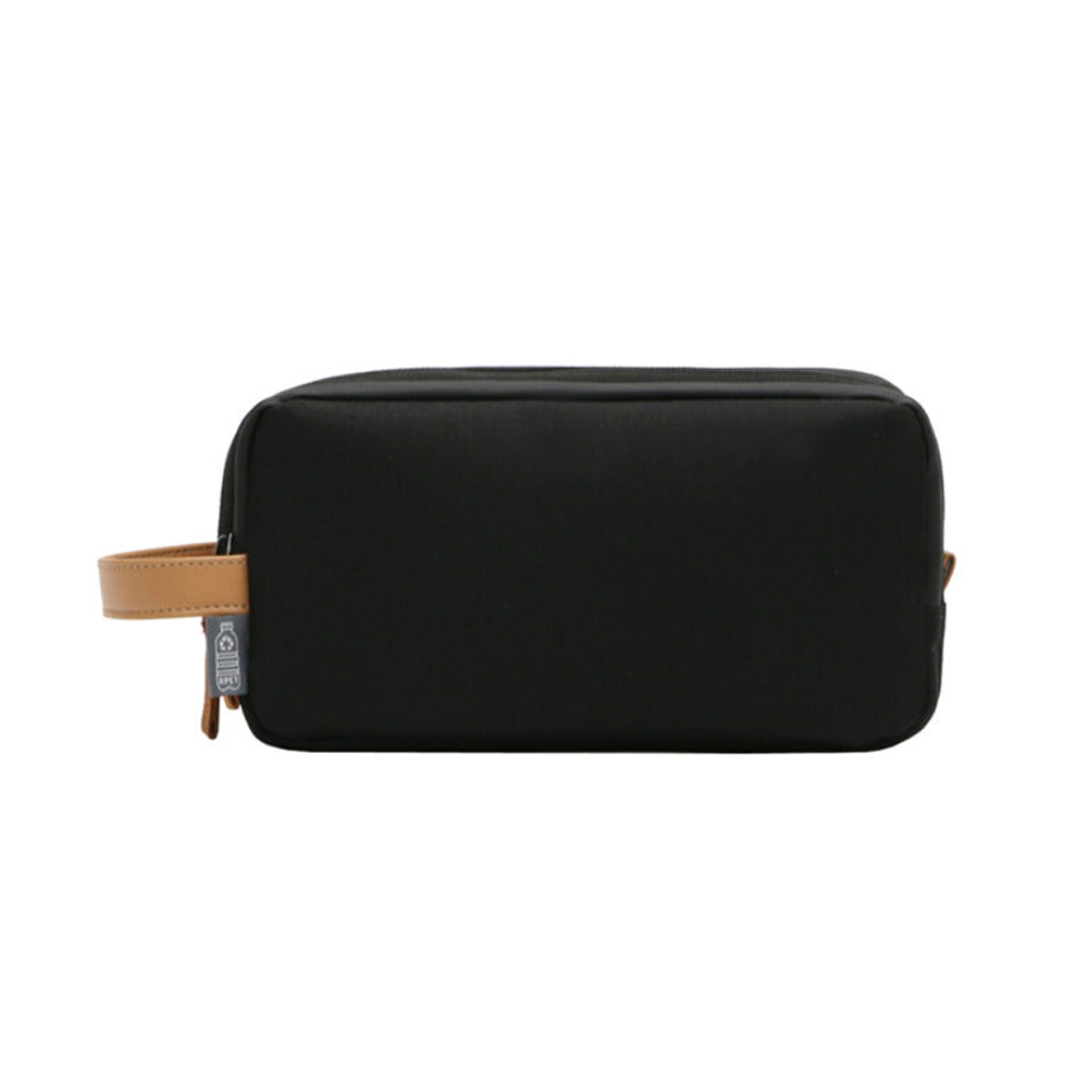 Personalized RPET Tech Organizer Pouch - Black - Image 4