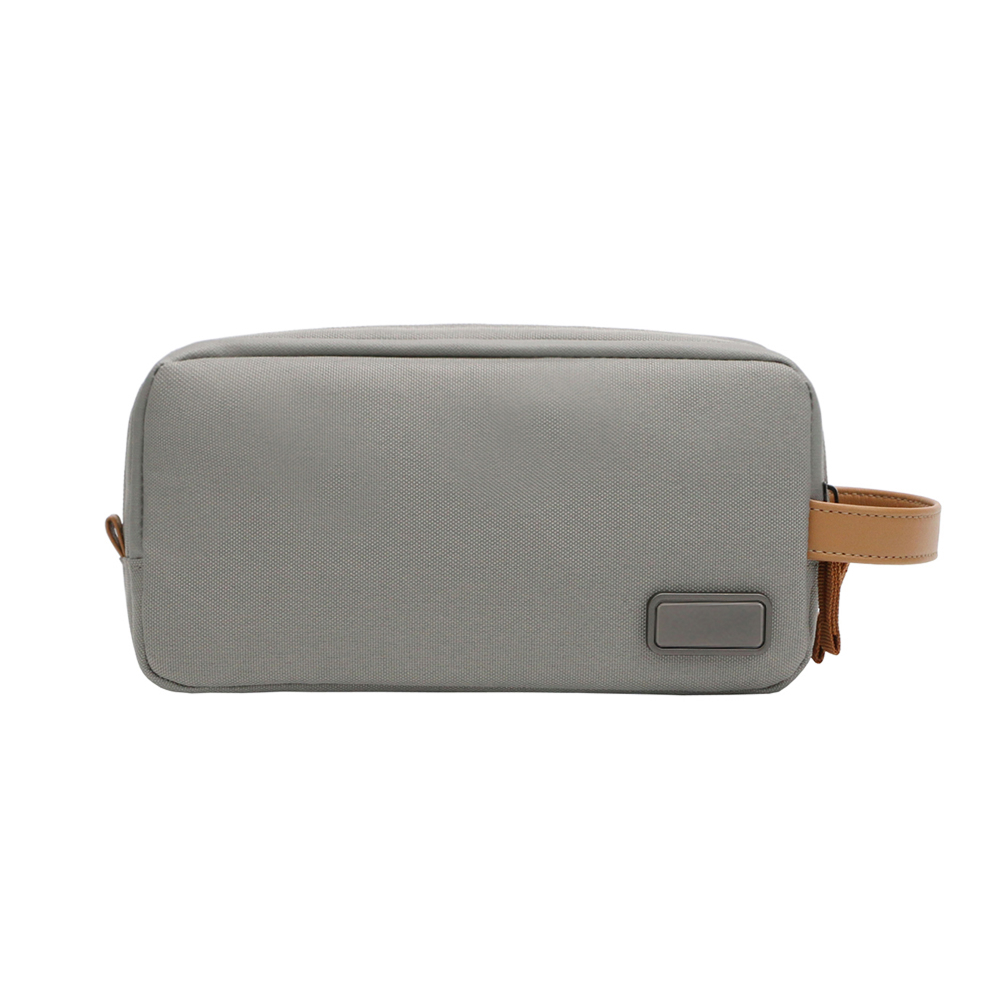Personalized RPET Tech Organizer Pouch - Grey - Image 6