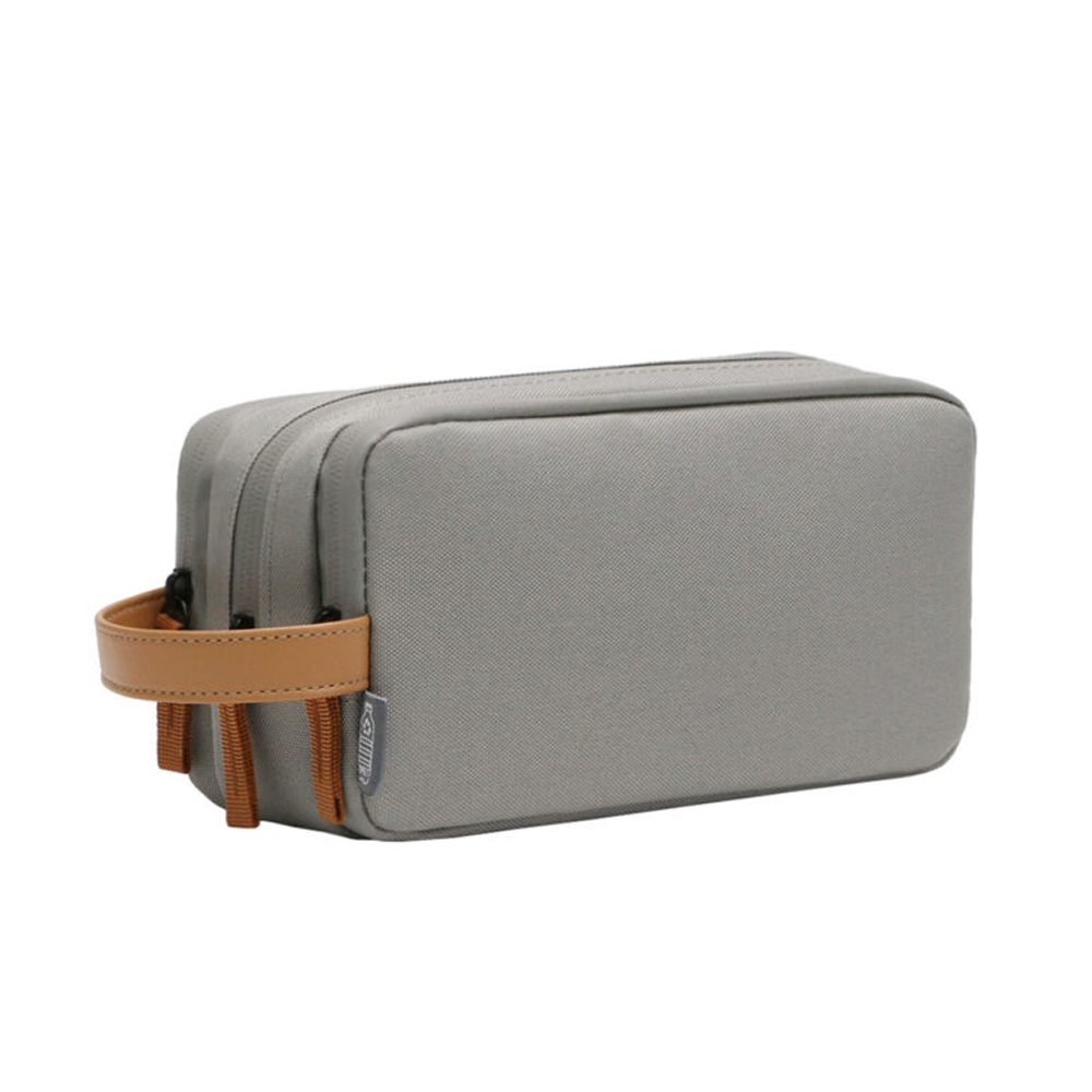 Personalized RPET Tech Organizer Pouch - Grey - Image 4