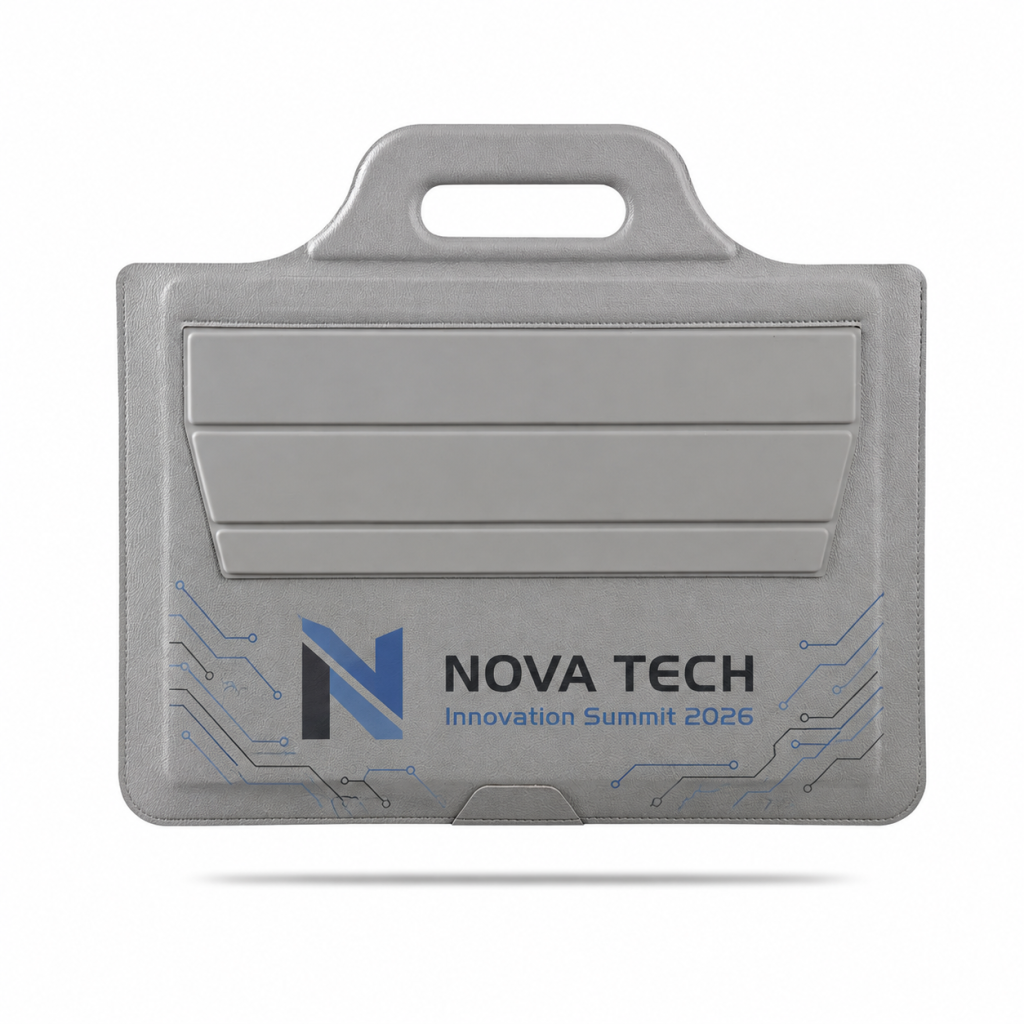 Personalized LapCase Pro Laptop Sleeve Workstation - Grey