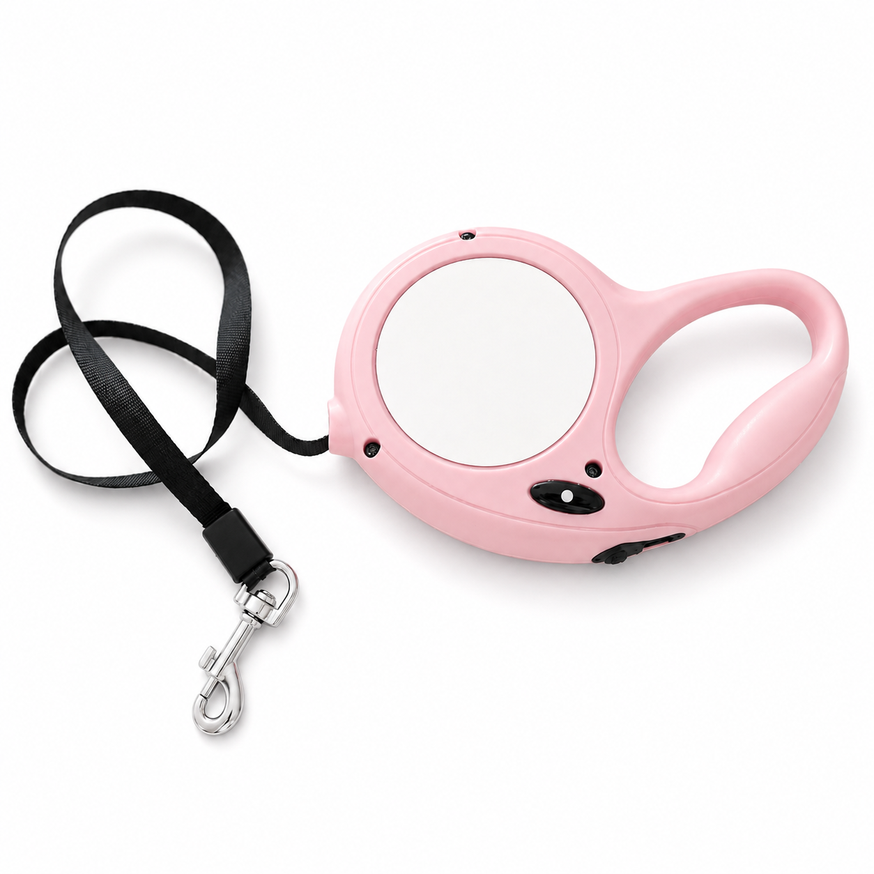 Personalized Retractable Pet Leash – Pink