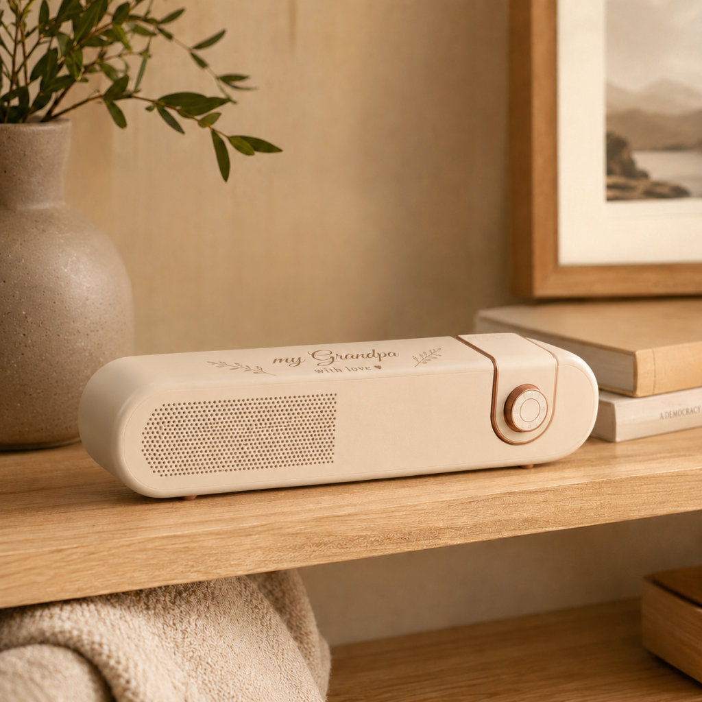 Personalized Sound Bar Bluetooth Speaker - White